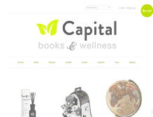 Tablet Screenshot of capitalbooksandwellness.com